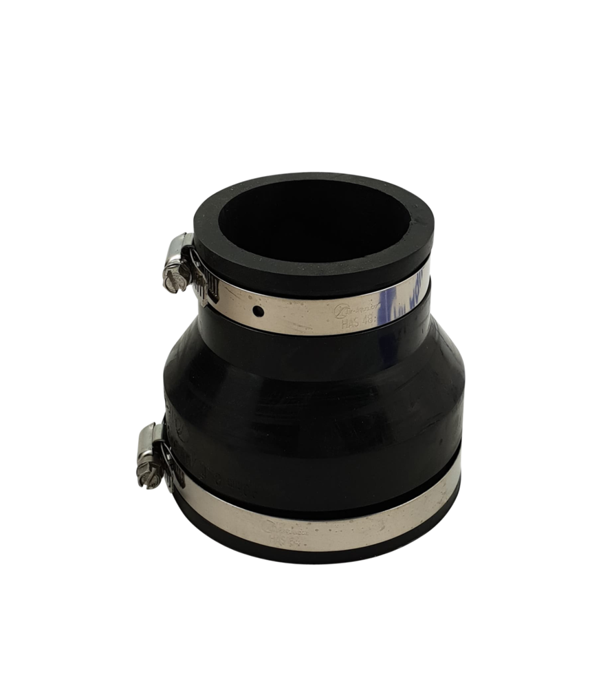 Flexibler Gummiadapter Buchse/Buchse 90x63mm