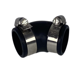 Flexible rubber bend (45°) 32mm Flexible rubber bend (45°) 32mm