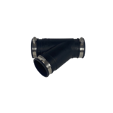 Flexibel rubber Y-stuk 63mm