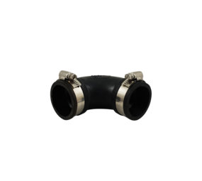 Flexibele rubber bocht (90°) 40mm Flexibele rubber bocht (90°) 40mm
