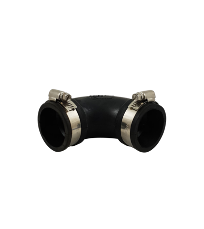 Flexibele rubber bocht (90°) 40mm Flexibele rubber bocht (90°) 40mm