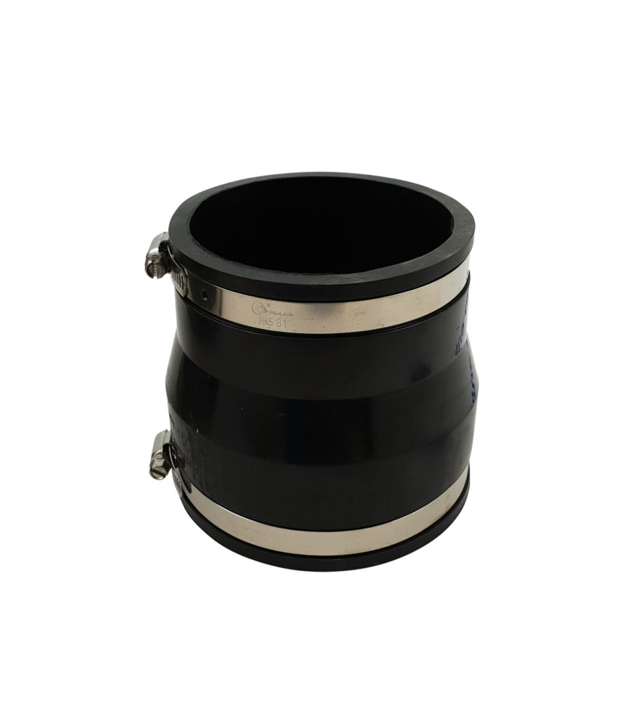 Flexibele rubber verloopsok/mof 125x110mm Flexibele rubber verloopsok/mof 125x110mm