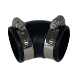 Flexible rubber bend (45°) 40mm Flexible rubber bend (45°) 40mm