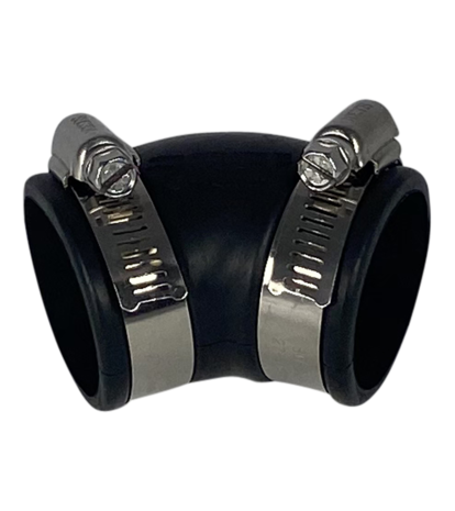Flexible rubber bend (45°) 40mm Flexible rubber bend (45°) 40mm