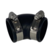 Flexible rubber bend (45°) 40mm Flexible rubber bend (45°) 40mm