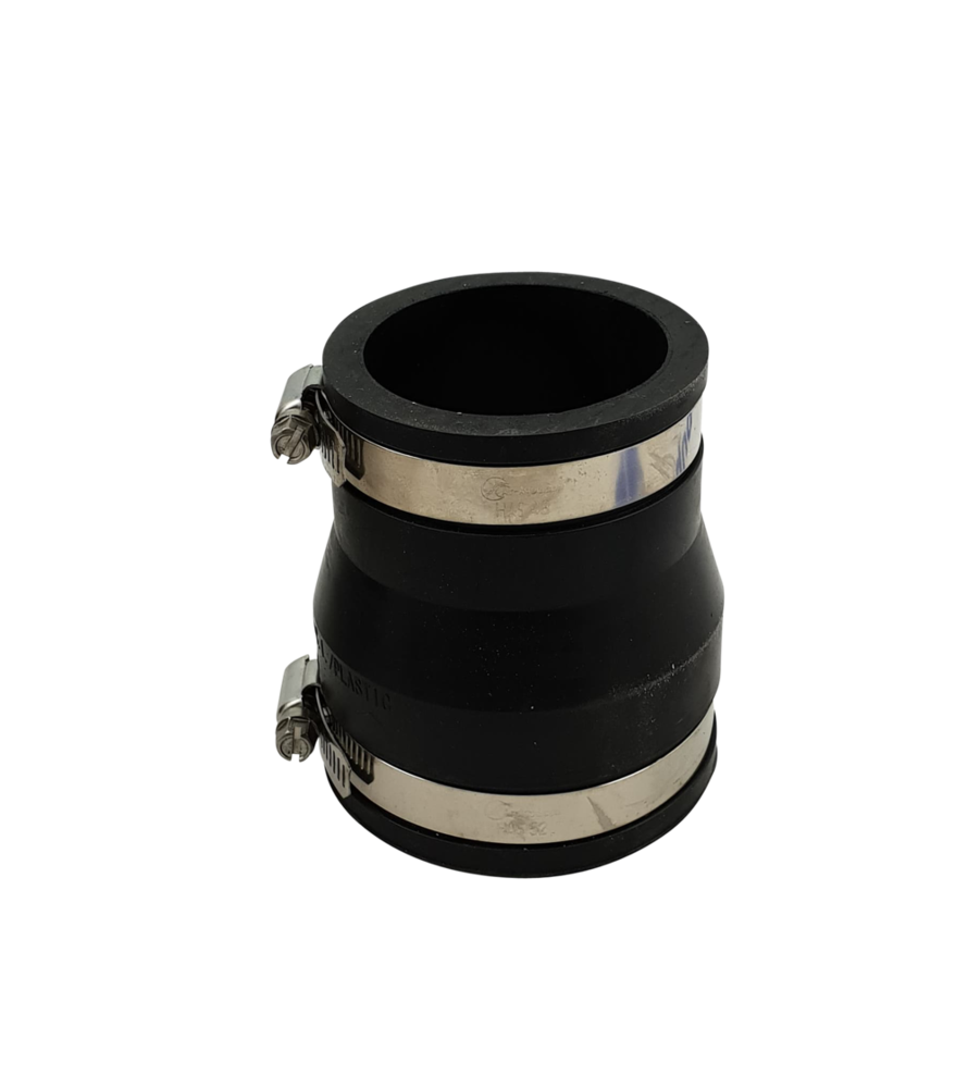 Flexibele rubber verloopsok/mof 75x63mm Flexibele rubber verloopsok/mof 75x63mm