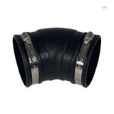 Flexible rubber bend (45°) 90mm Flexible rubber bend (45°) 90mm