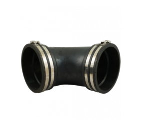 Flexible rubber bend (90°) 160mm