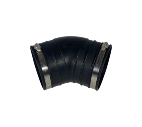 Flexibele rubber bocht (45°) 110mm Flexibele rubber bocht (45°) 110mm