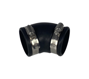 Flexibele rubber bocht (45°) 50mm Flexibele rubber bocht (45°) 50mm