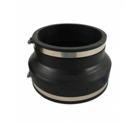 Flexibler Gummiadapter Buchse/Buchse 200x160mm