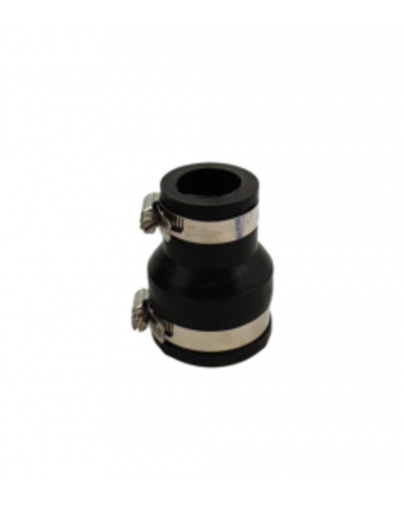 Flexibele rubber verloopsok/mof 50x32mm Flexibele rubber verloopsok/mof 50x32mm