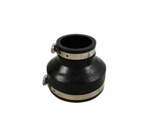 Flexibler Gummiadapter Buchse/Buchse 110x63mm Flexibler Gummiadapter Buchse/Buchse 110x63mm