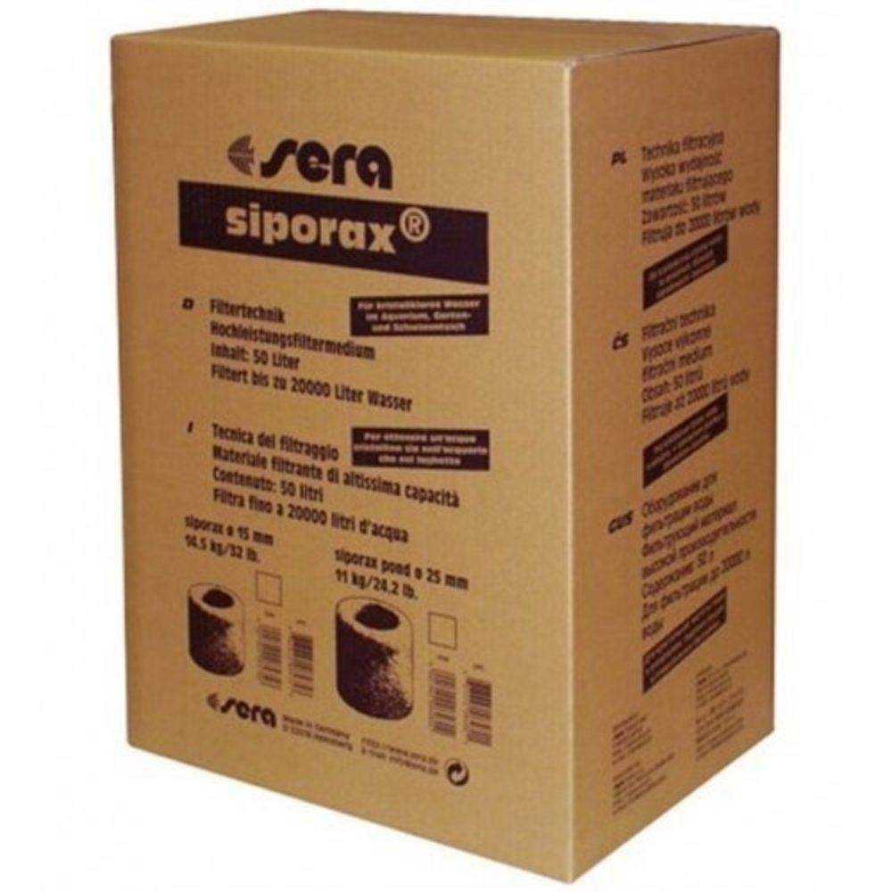 Sera Siporax Pond 15mm  50Liter Sera Siporax Pond 15mm  50Liter