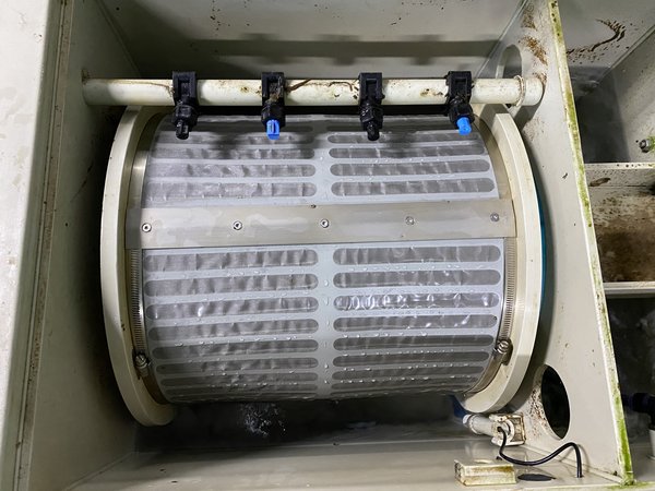 Drum filter screen  114x40cm 5 mm thick PP material extremely strong! for 30m3/hour