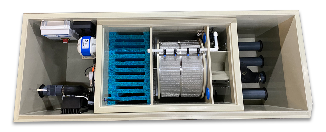 MPF Filterunit 4 incl. MPF Biodrum 100 small MPF Filterunit 4 incl. MPF Biodrum 100 small