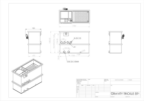 MPF BIODRUM GRAVITY TRICKLE  50