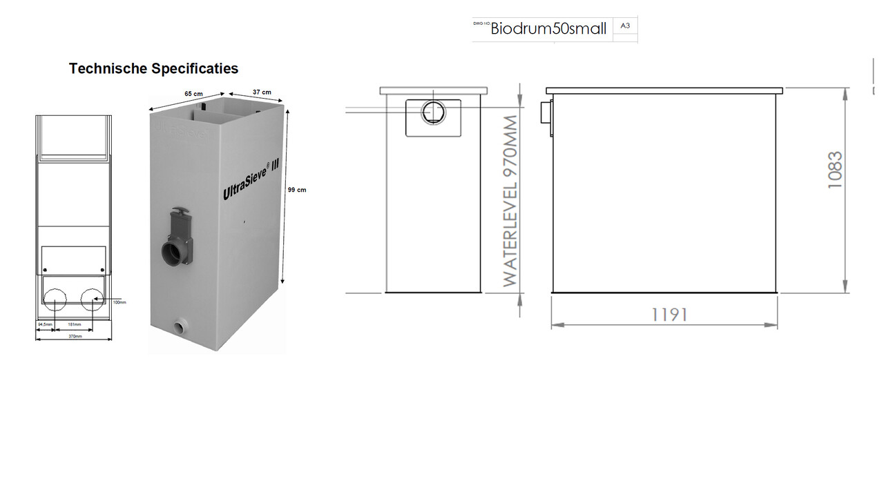 MPF Biodrum 50  Small MPF Biodrum 50  Small