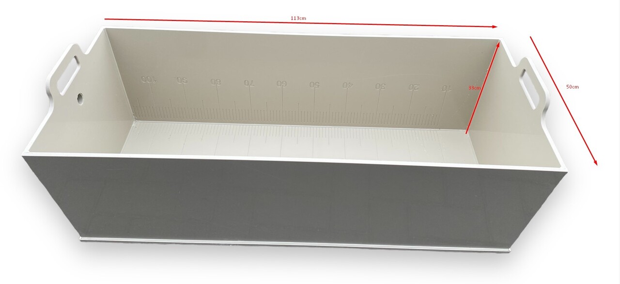 Koi meettank, Overzetbak, transport tank, transportbak, meettank, overwen bak Koi meettank, Overzetbak, transport tank, transportbak, meettank, overwen bak