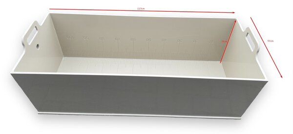 Koi meettank, Overzetbak, transport tank, transportbak, meettank, overwen bak Koi meettank, Overzetbak, transport tank, transportbak, meettank, overwen bak