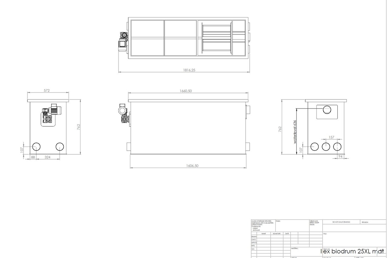 Ilex Filtration Ilex Biodrum 25 XL + mattenkammer Ilex Filtration Ilex Biodrum 25 XL + mattenkammer