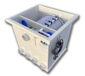Ilex Filtration Ilex Drum 60 trommelfilter PP Ilex Filtration Ilex Drum 60 trommelfilter PP