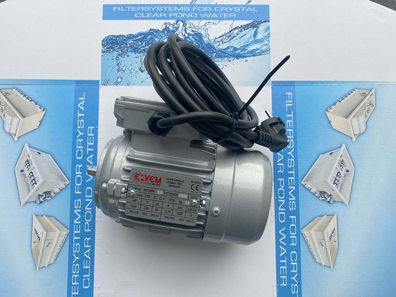 MPF Drum motor EXCL. gearbox (just the motor)