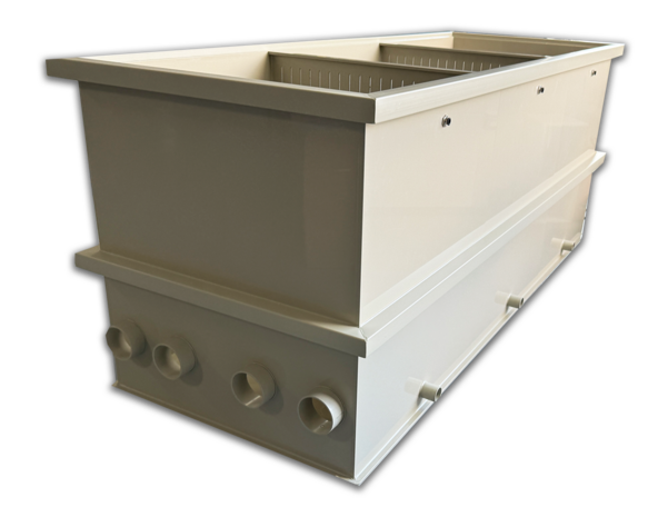 MPF Biological multi-chamber filter 250 cm – High-flow moving bed filter up to 50 m³/h MPF Biological multi-chamber filter 250 cm – High-flow moving bed filter up to 50 m³/h