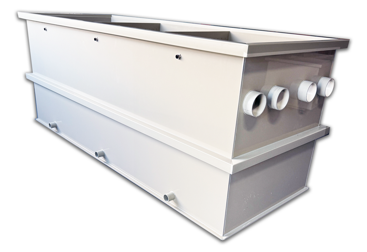 MPF Biologischer Mehrkammerfilter 250 cm – Moving-Bed Filter bis 50 m³/h