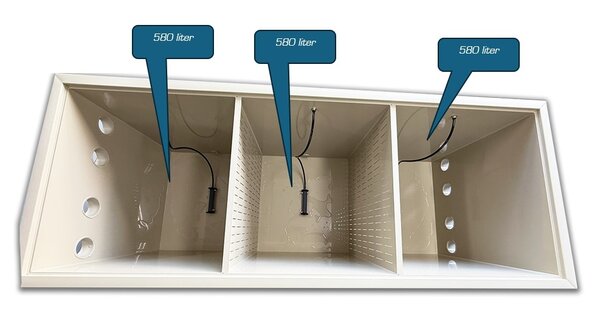 MPF Biological multi-chamber filter 250 cm – High-flow moving bed filter up to 50 m³/h MPF Biological multi-chamber filter 250 cm – High-flow moving bed filter up to 50 m³/h