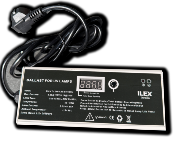 ilex ILEX DRUM-UV BALLAST FOR 55WATT ilex ILEX DRUM-UV BALLAST FOR 55WATT