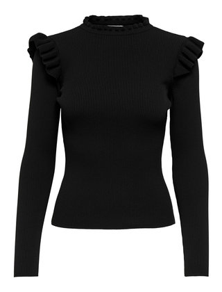 ONLSIA SALLY RUFFLE LS PULLOVER