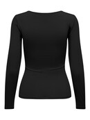 ONLEA L/S 2-WAY DEEP NECK TOP ONLEA L/S 2-WAY DEEP NECK TOP