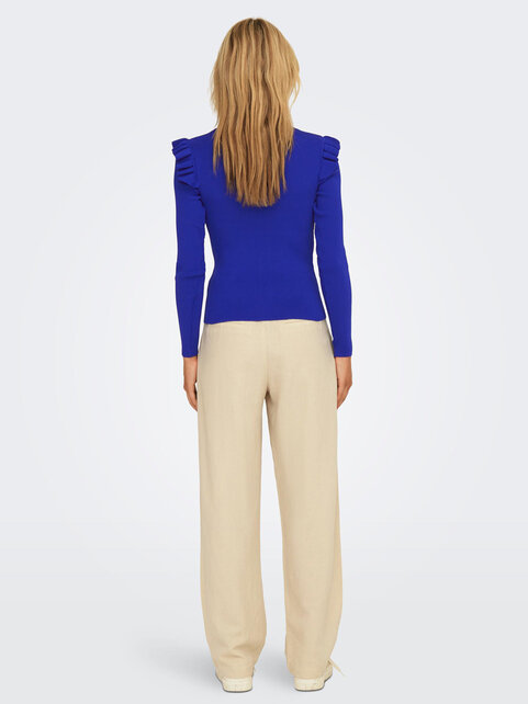 ONLSIA SALLY RUFFLE LS PULLOVER