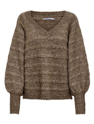 ONLCELINA LIFE LS V-NECK CC KN