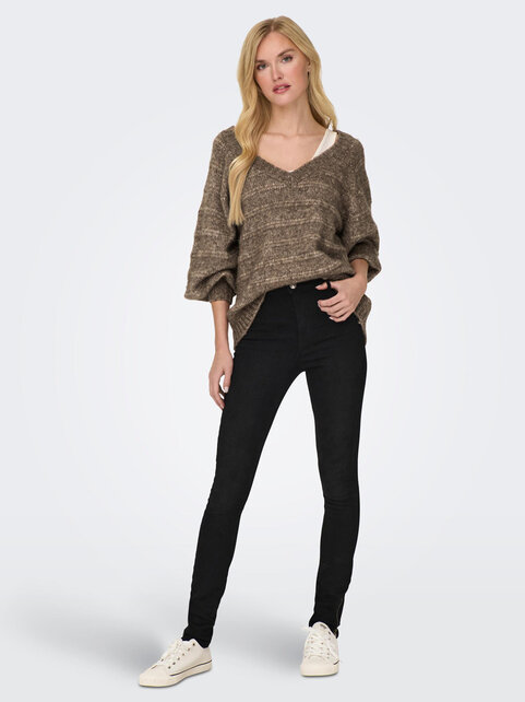 ONLCELINA LIFE LS V-NECK CC KN