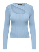 ONLMEDDI LS PEEK-A-BOO O-NECK