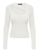 ONLMEDDI LS PEEK-A-BOO O-NECK