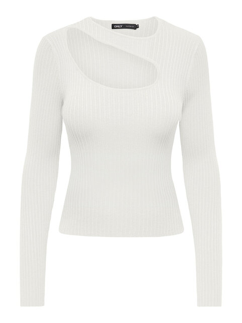 ONLMEDDI LS PEEK-A-BOO O-NECK