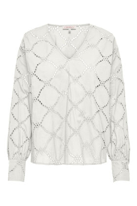 ONLDORA GELLAR LS V-NECK EMB T