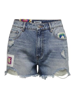 ONLZUMA HW RW CROCHET DNM SHORT
