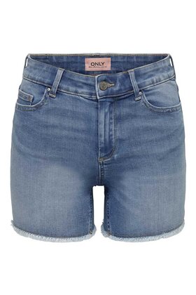ONLBLUSH MID SK RAW DNM SHORTS