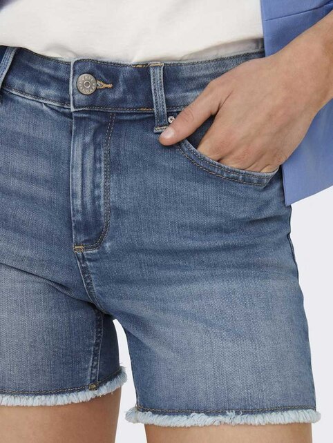 ONLBLUSH MID SK RAW DNM SHORTS ONLBLUSH MID SK RAW DNM SHORTS