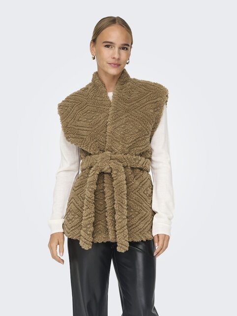 ONLGANJA TEDDY WAISTCOAT LIFE