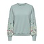 Only ONLBROOKE L/S O-NECK FLOWER SW