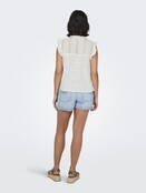 ONLREVA LIFE S/L EMB TOP WVN N ONLREVA LIFE S/L EMB TOP WVN N