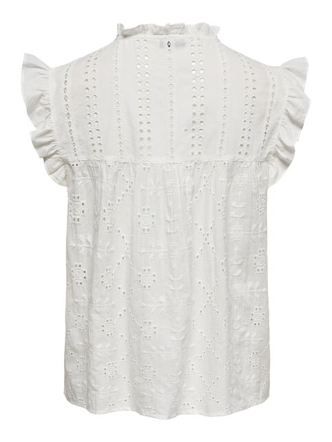 ONLREVA LIFE S/L EMB TOP WVN N ONLREVA LIFE S/L EMB TOP WVN N