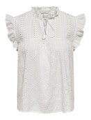ONLREVA LIFE S/L EMB TOP WVN N ONLREVA LIFE S/L EMB TOP WVN N