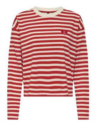 ONLLIVINA L/S O-NECK STRIPE TO