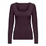 Only ONLEA L/S 2-WAY DEEP NECK TOP